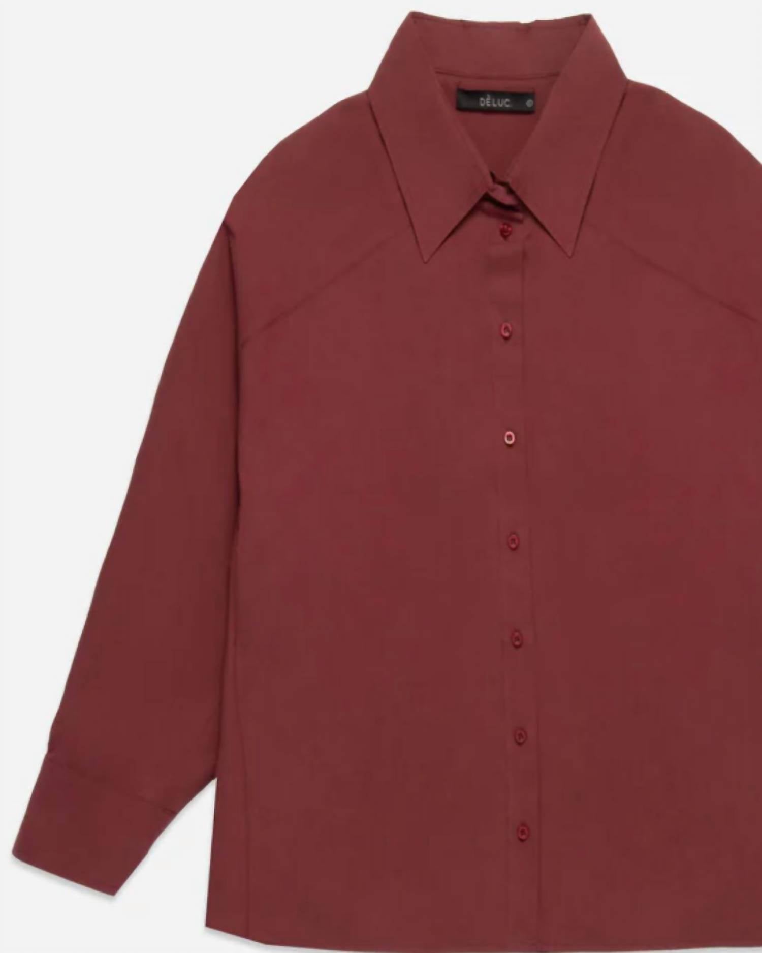 Deluc - Women's Howie Oversize Cotton Poplin Shirt