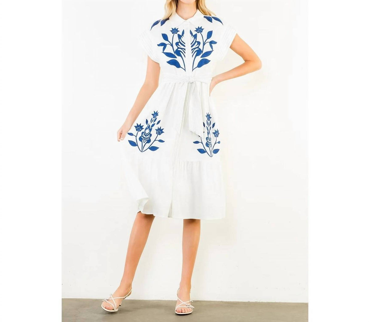 Thml - Floral Embroidered Dress