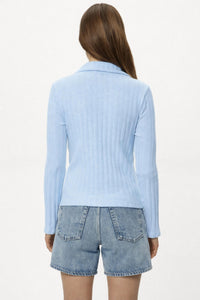 Michael Stars - Liyah Long Sleeve Collared Top