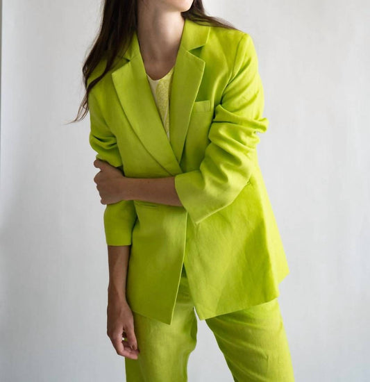 Las Sureñas - Linen V-neck Blazer