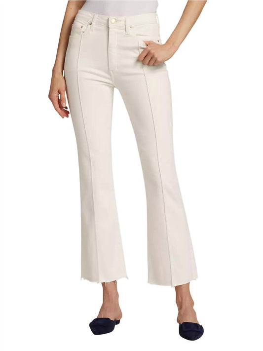 Derek Lam 10 Crosby - High Rise Crop Flare with Pintuck Jeans