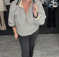 Entro - Striped Monochrome Shirt