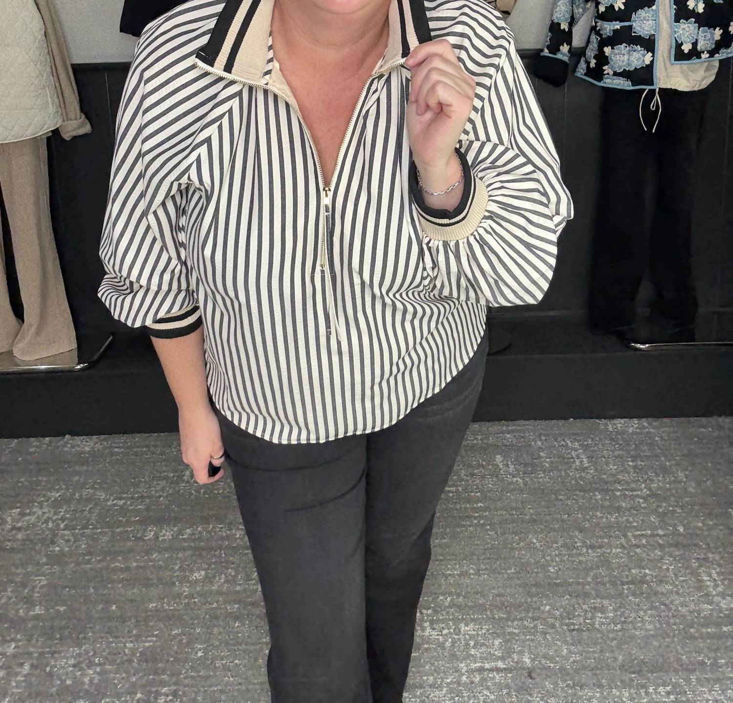 Entro - Striped Monochrome Shirt