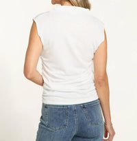 Fdj - Rushed Cap Sleeve Top
