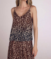 Bella Dahl - Women's Animal Print Bias Cut Camisole
