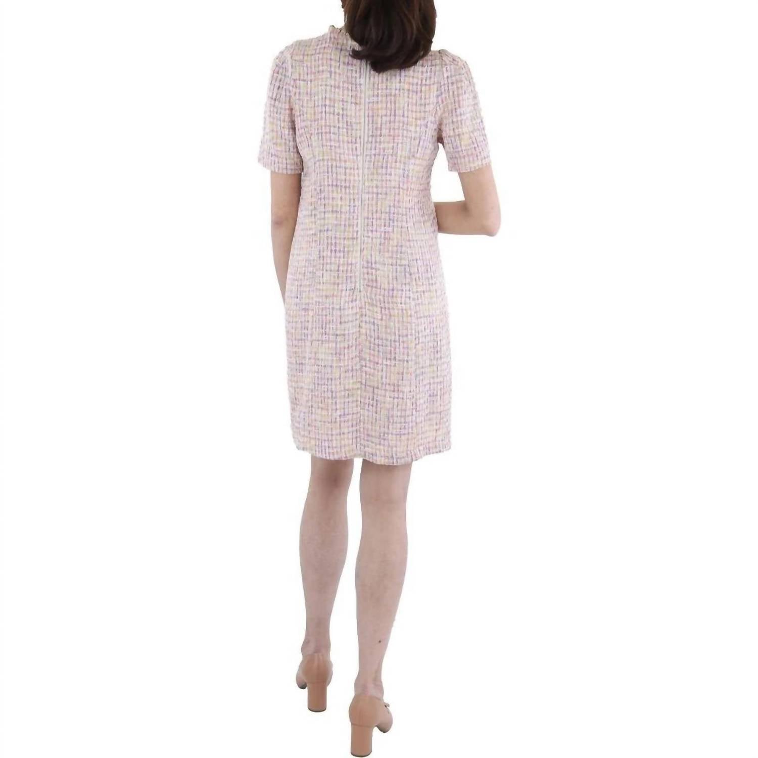 Nanette Lepore - Metallic Tweed Mini Dress