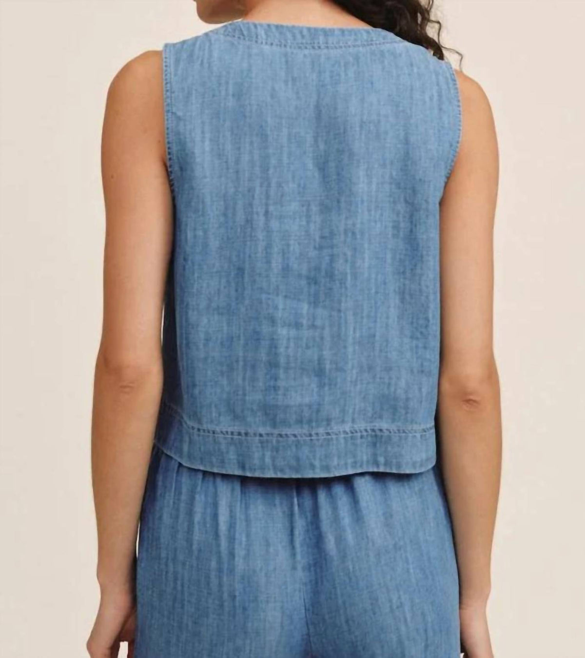 Bella Dahl - Sleeveless Placket Pullover