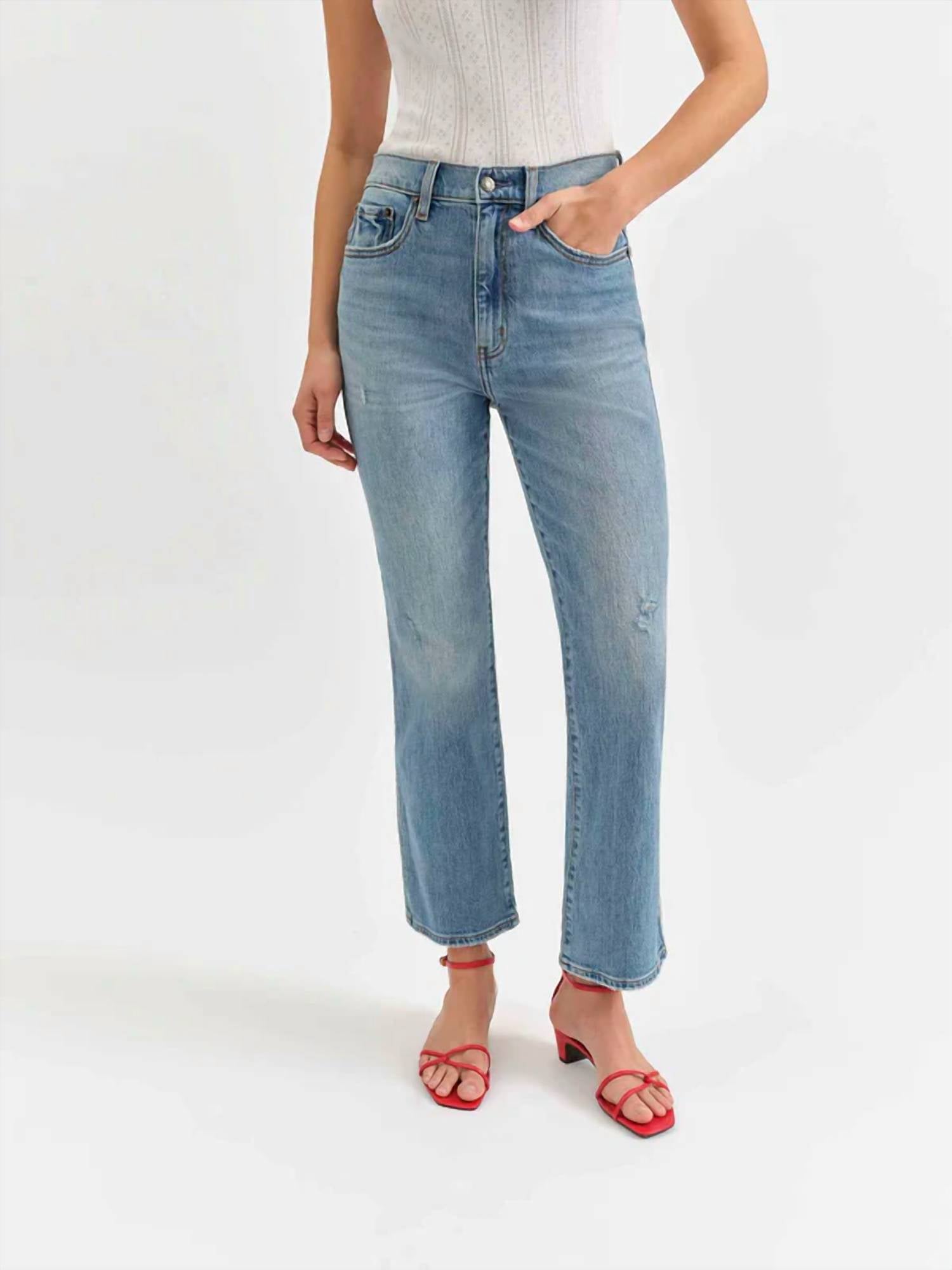 Daze - Soho High Rise Ankle Flare Jean