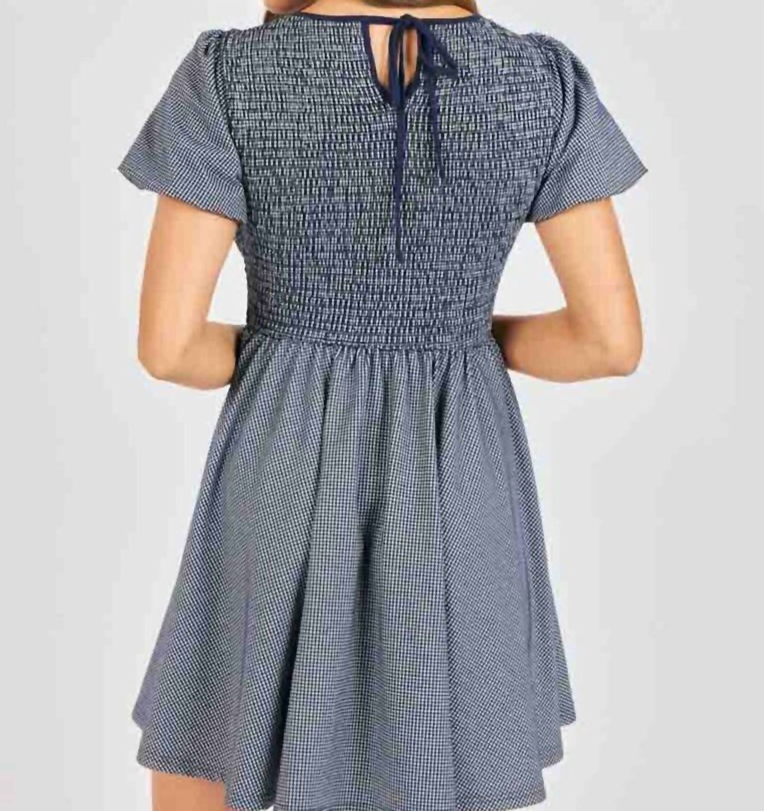 Sadie & Sage - Frankie Smocked Mini Dress