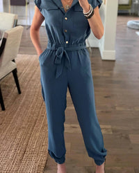 Patty Kim - Belted Jumpsuit