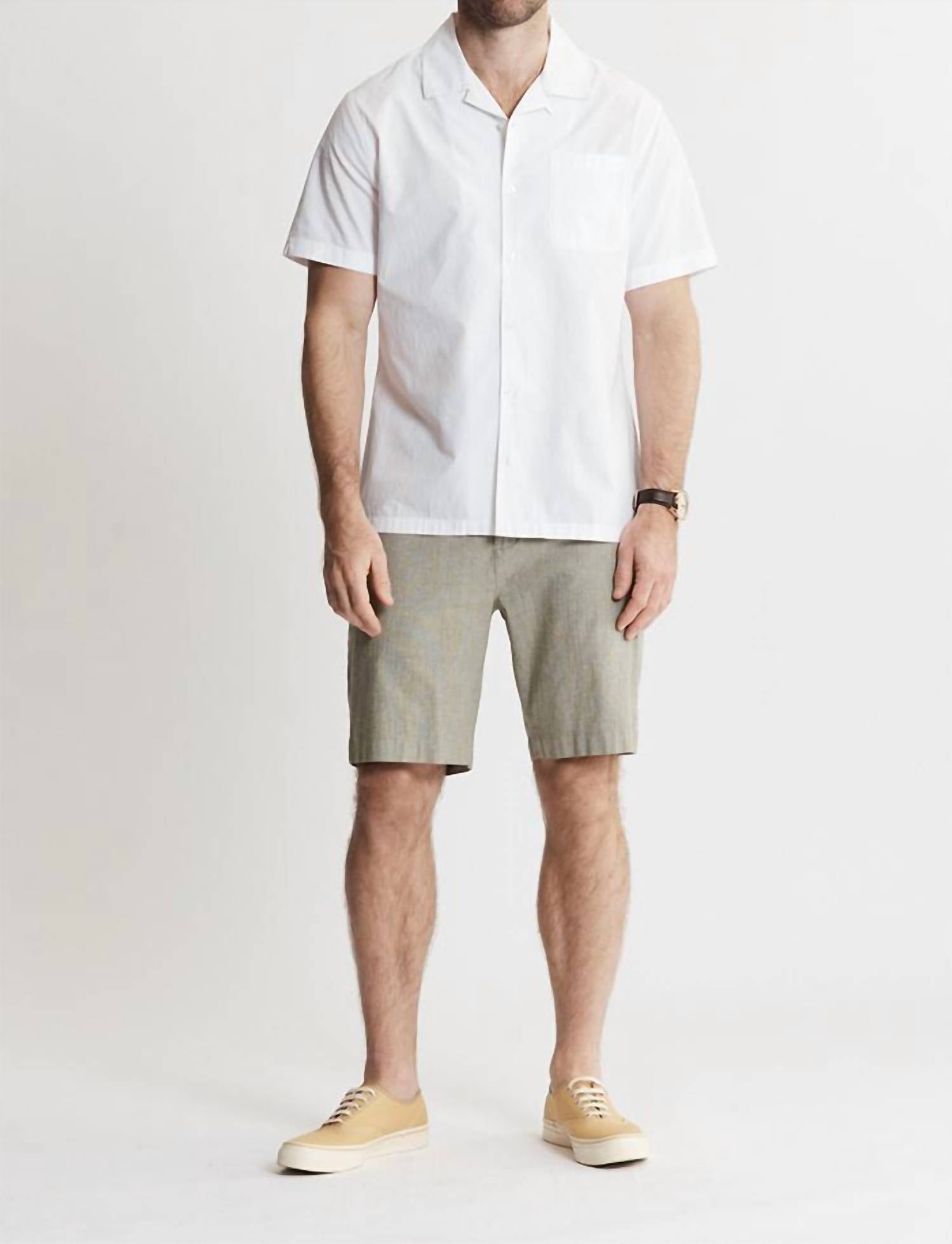 Jachs New York - Paper Touch Short Sleeve Camp Shirt
