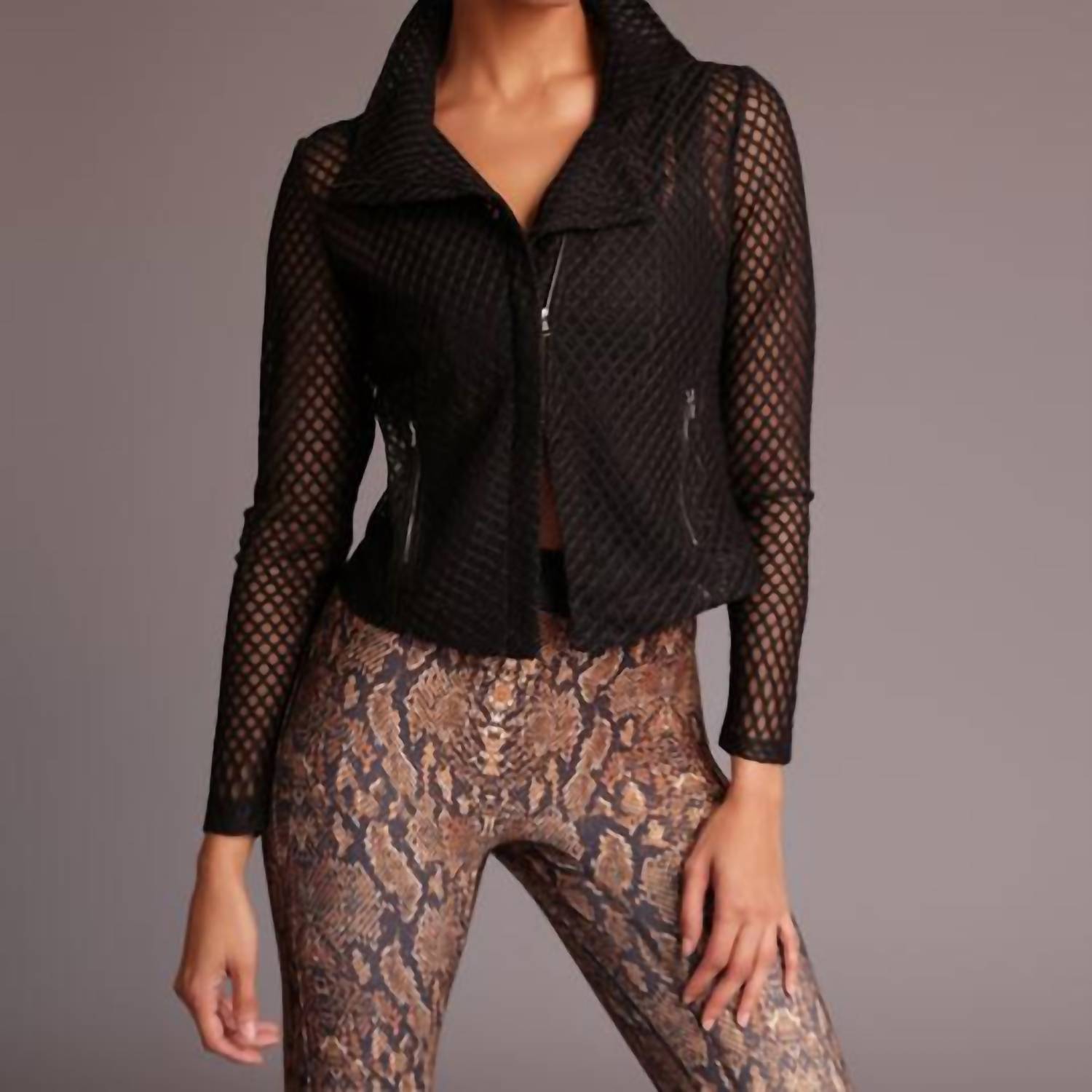 Heroine Sport - Mesh Biker Jacket
