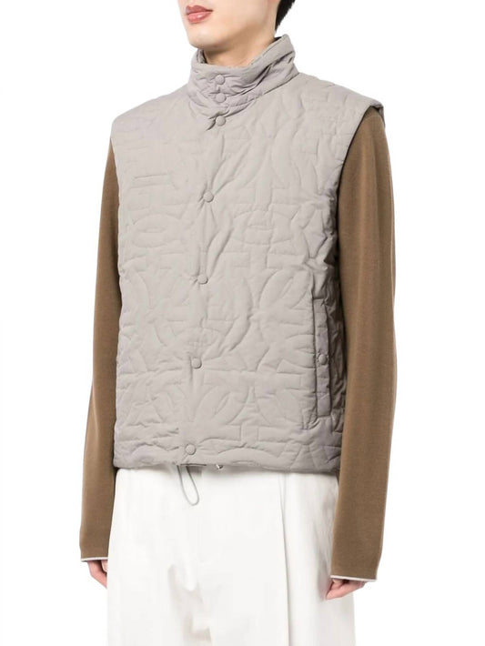 Salvatore Ferragamo - Quilted Funnel Neck Gilet Vest