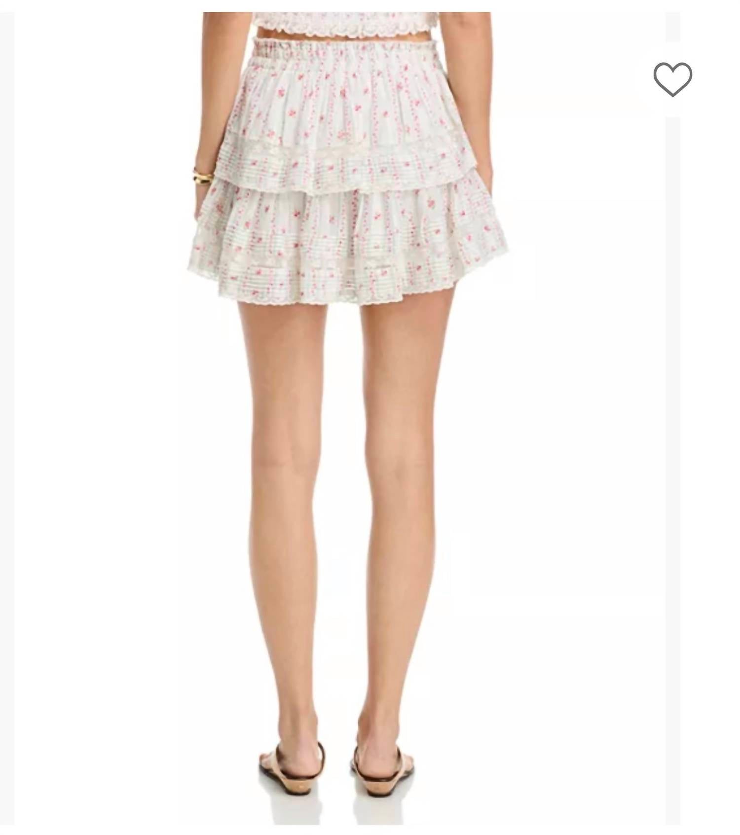 Loveshackfancy - ruffle mini skirt