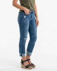 Judy Blue - Dottie Mid Rise Slim Fit Jeans
