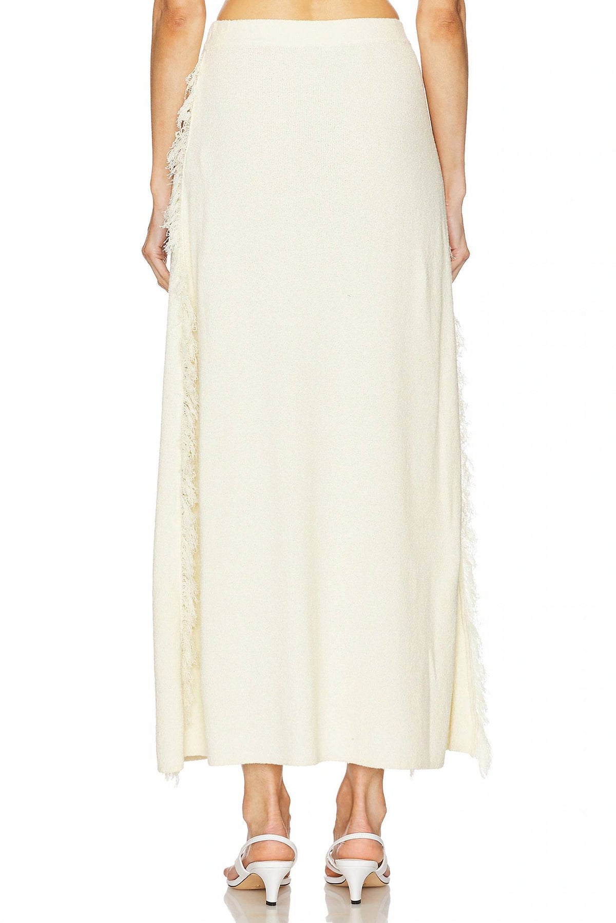 Clea - Canton Fringe Knit Skirt