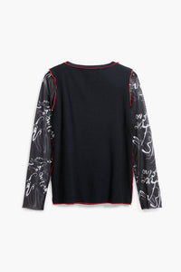 Desigual - Squiggle Long Sleeve Tee
