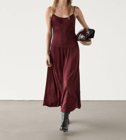 Massimo Dutti - Strappy Midi Slip Dress