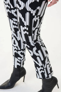 Joseph Ribkoff - Lettering Print Pants