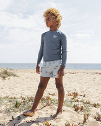 Rylee + Cru - Boy's Polyester UPF 50+ Swim Trunk