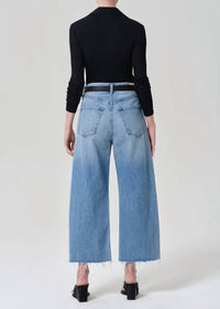 Citizens Of Humanity - Ayla Raw Hem Crop Baggy Jeans