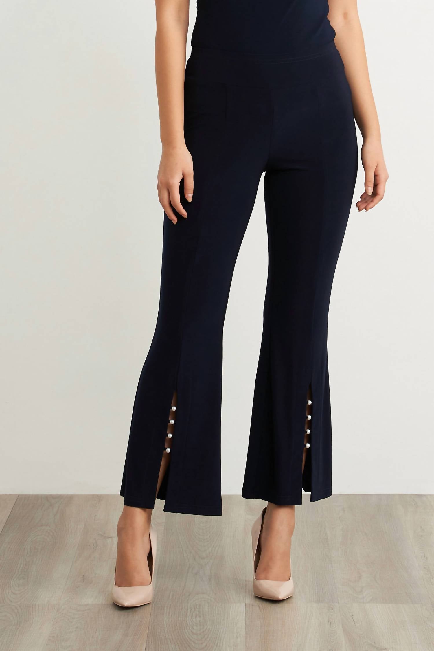 Joseph Ribkoff - Front Slit Flare Pant