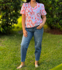 Mary Square - Kenzie Bubble Sleeves Top