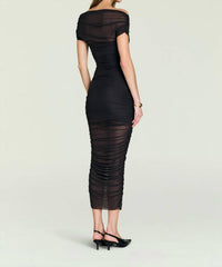 Ser.O.Ya - Noel Mesh Midi Dress