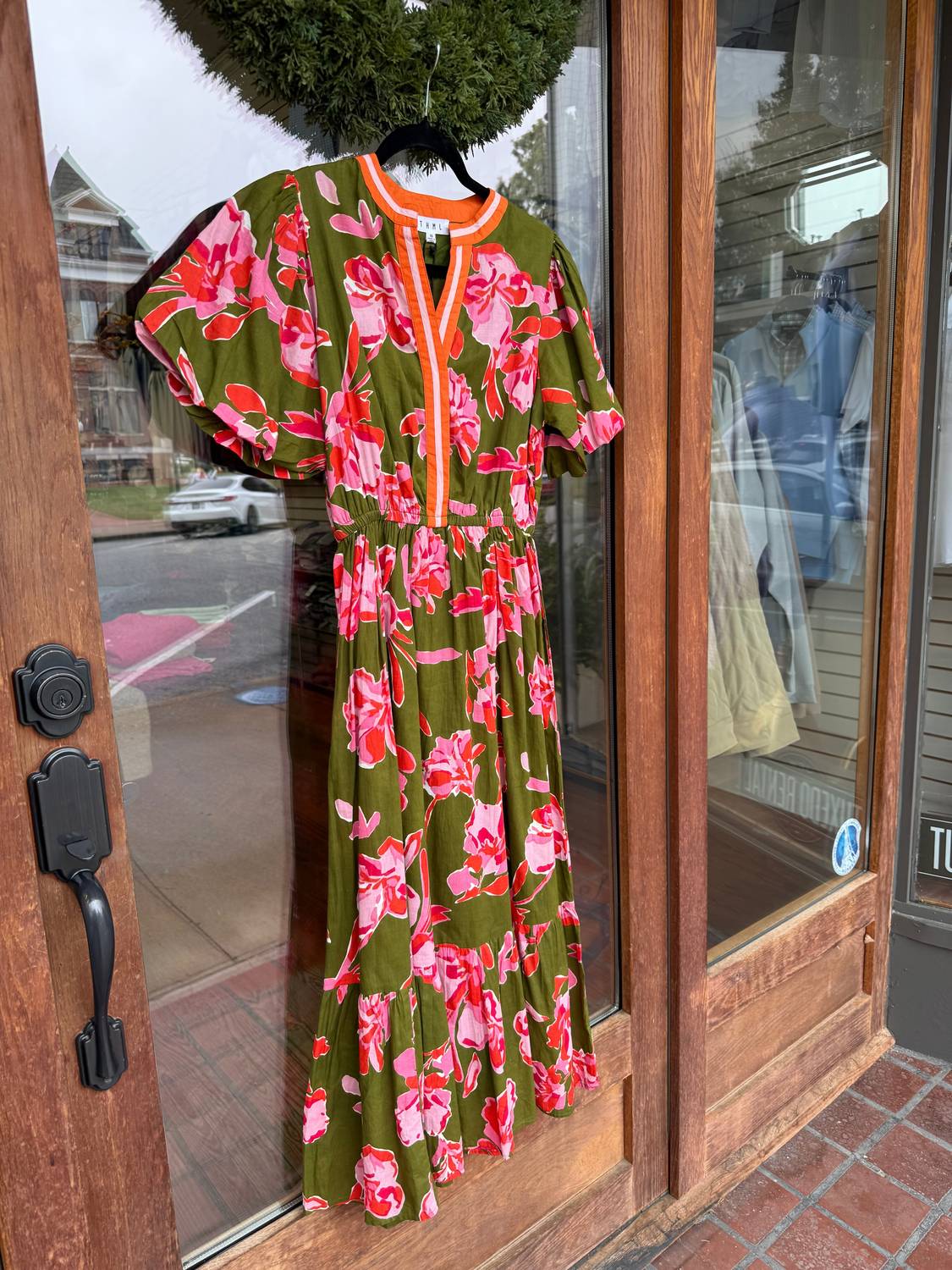 Thml - Puff Sleeve Flower Print Dress