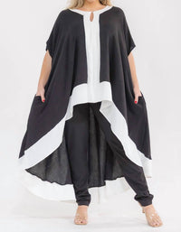Karen T Design - Hilo Monochrome Tunic Top