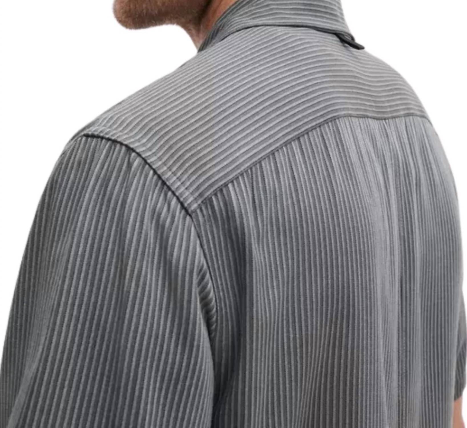 Rag & Bone - Dalton Short Sleeve Jacquard Shirt