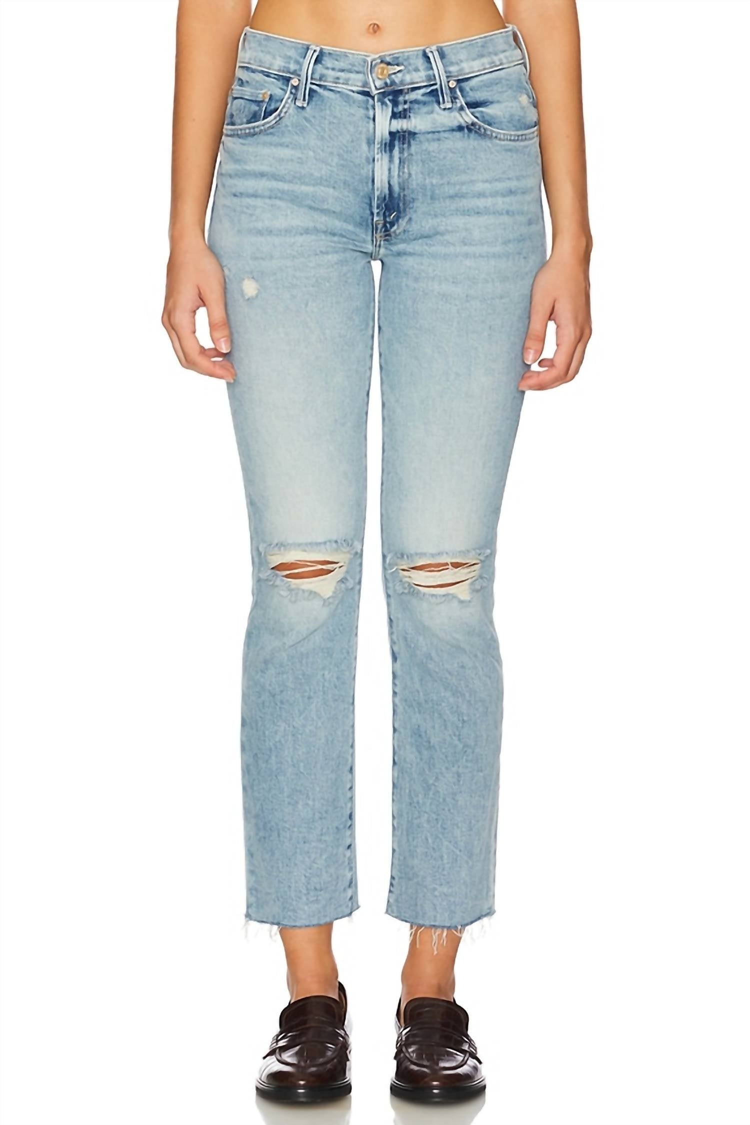 Mother - Insider Flood Fray Jeans