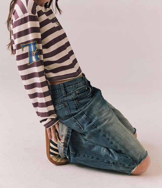 Chaser - Rolling Stones Rugby Stones Logo Cropped Pullover