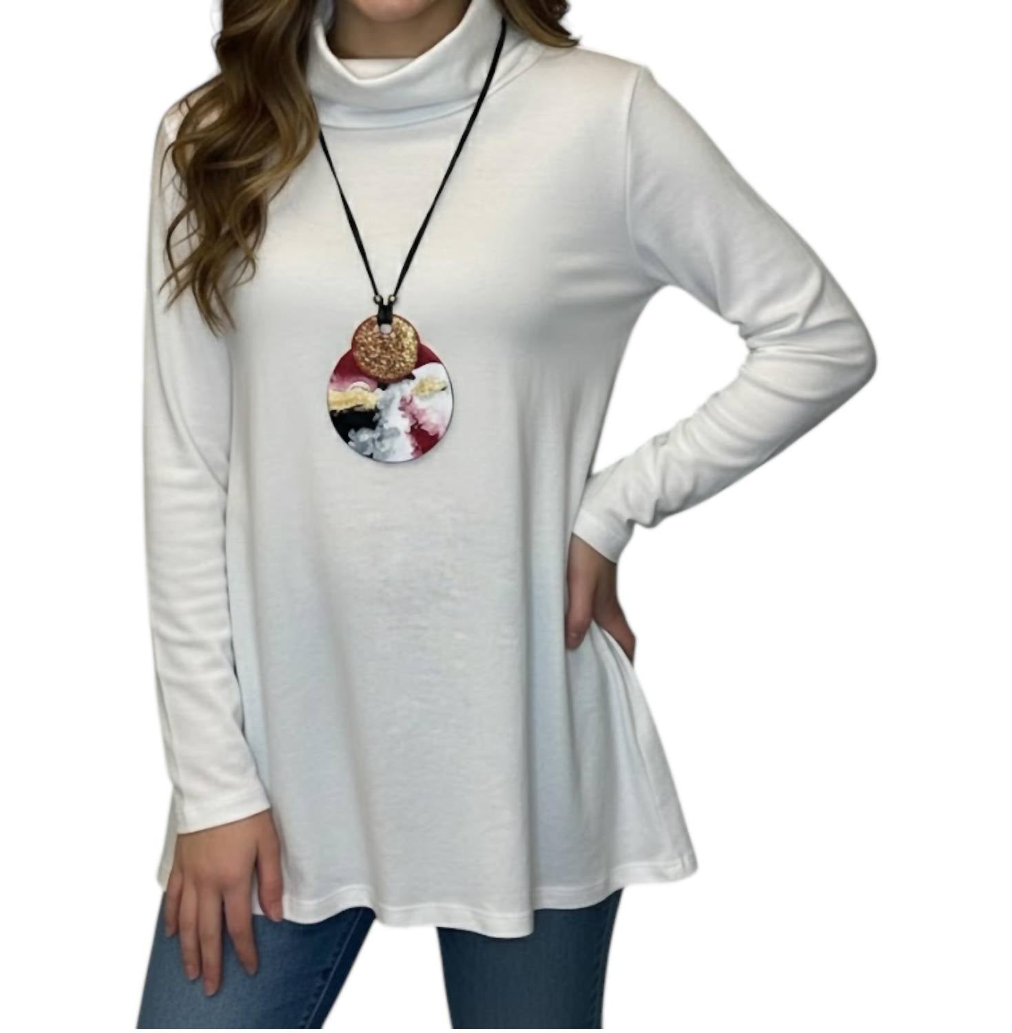 Cotton Lani - Patterson Turtleneck Blouse