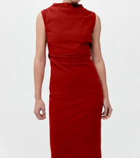 St. Agni - Soft Sculptural Mock Neck Dress