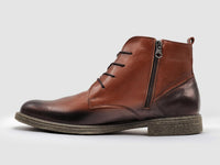 Kcr Group - Men's Chukka Zip-up Leather Boots
