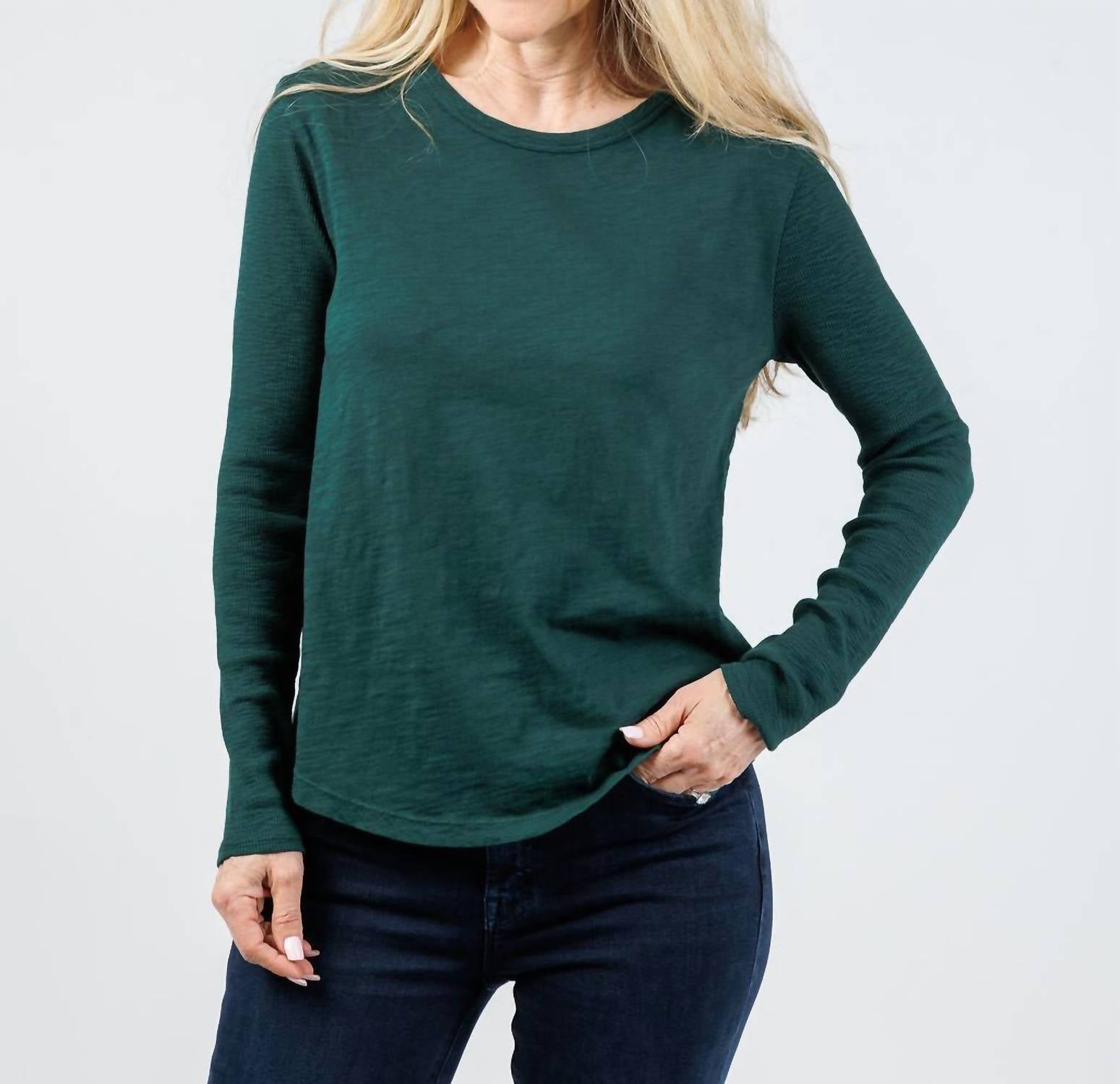 Elliott Lauren - Tracy Rib Long Sleeve Tee