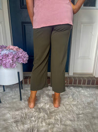 Heimish Usa - Lucy Wide Leg Stretchy Crop Pants