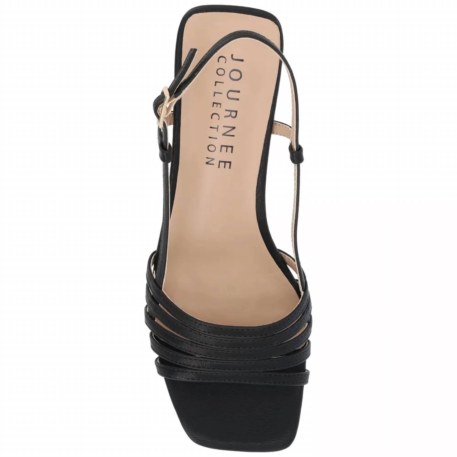 Journee Collection - Women's Shayana Multi Strap Sling Back Sandals