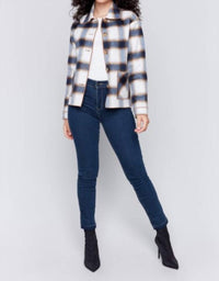 Charlie B - Reversible Plaid Jacket