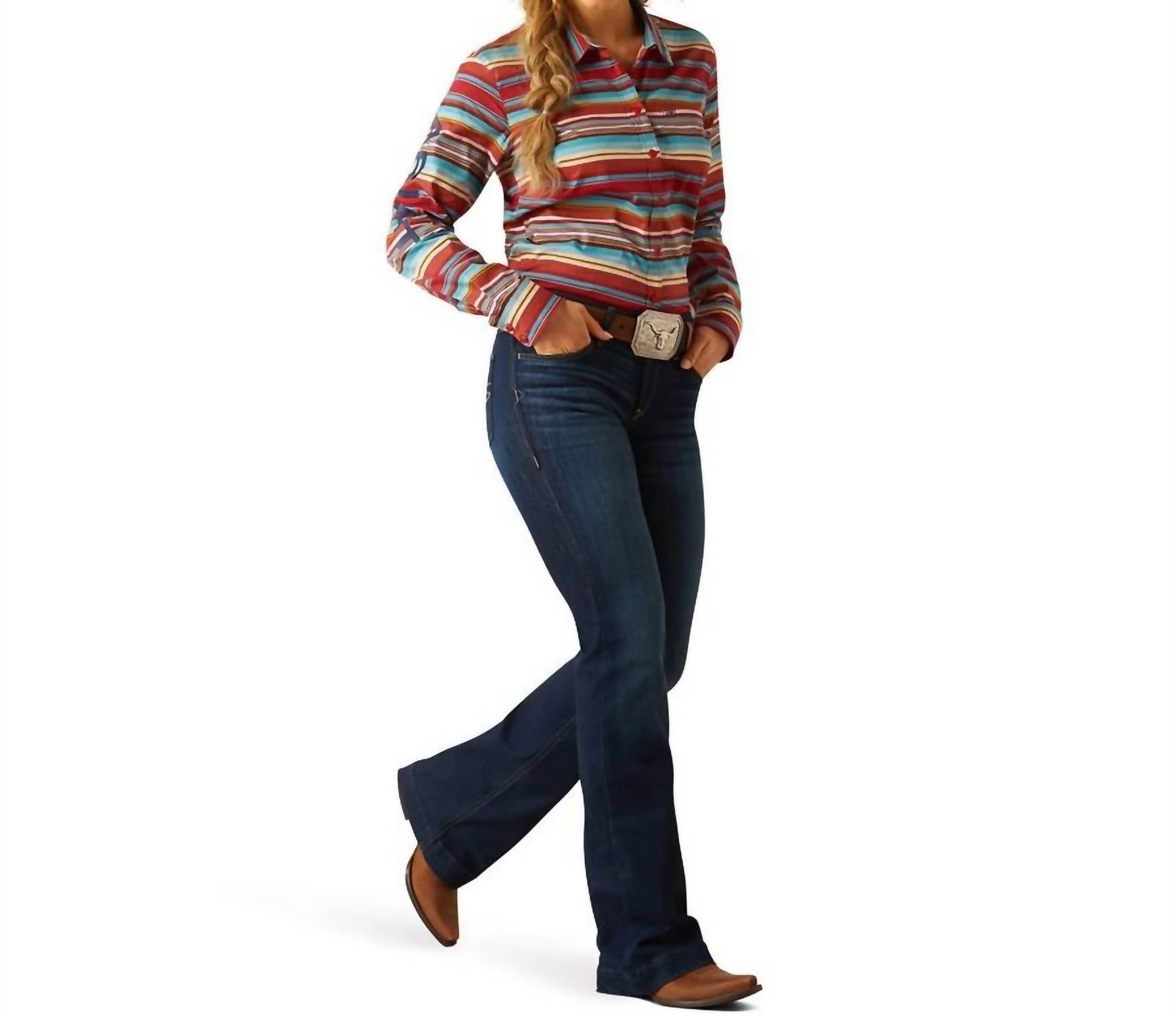 Ariat - Team Logo Kirby Iris Serape Button Shirt
