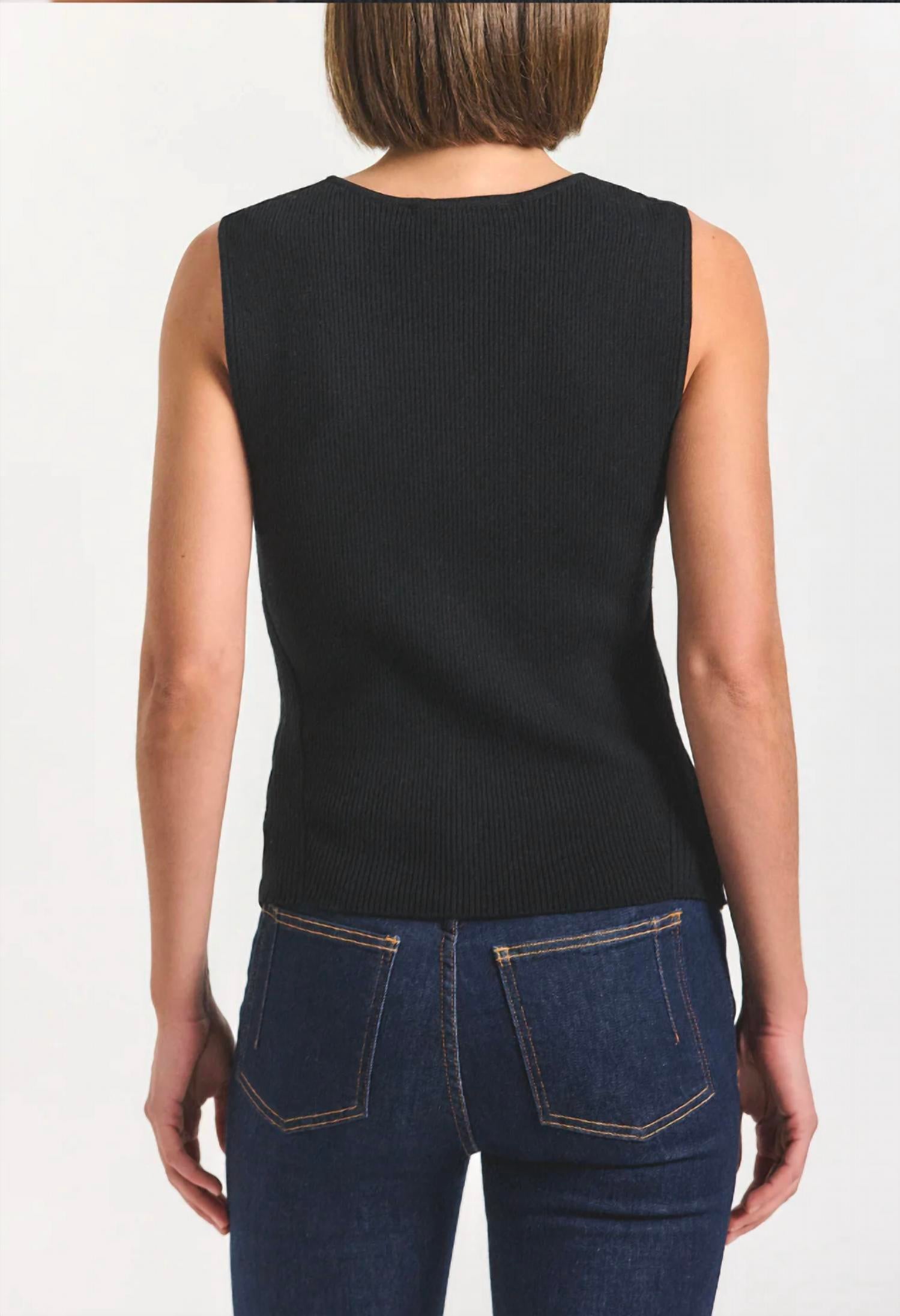 Derek Lam 10 Crosby - Ariana Muscle Ribbed Sweater Tank