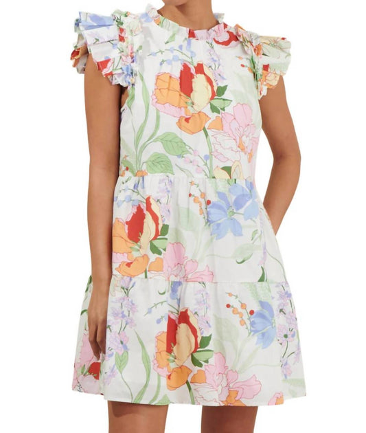 Sugarlips - Juliet Floral Garden Lauren Shift Mini Dress