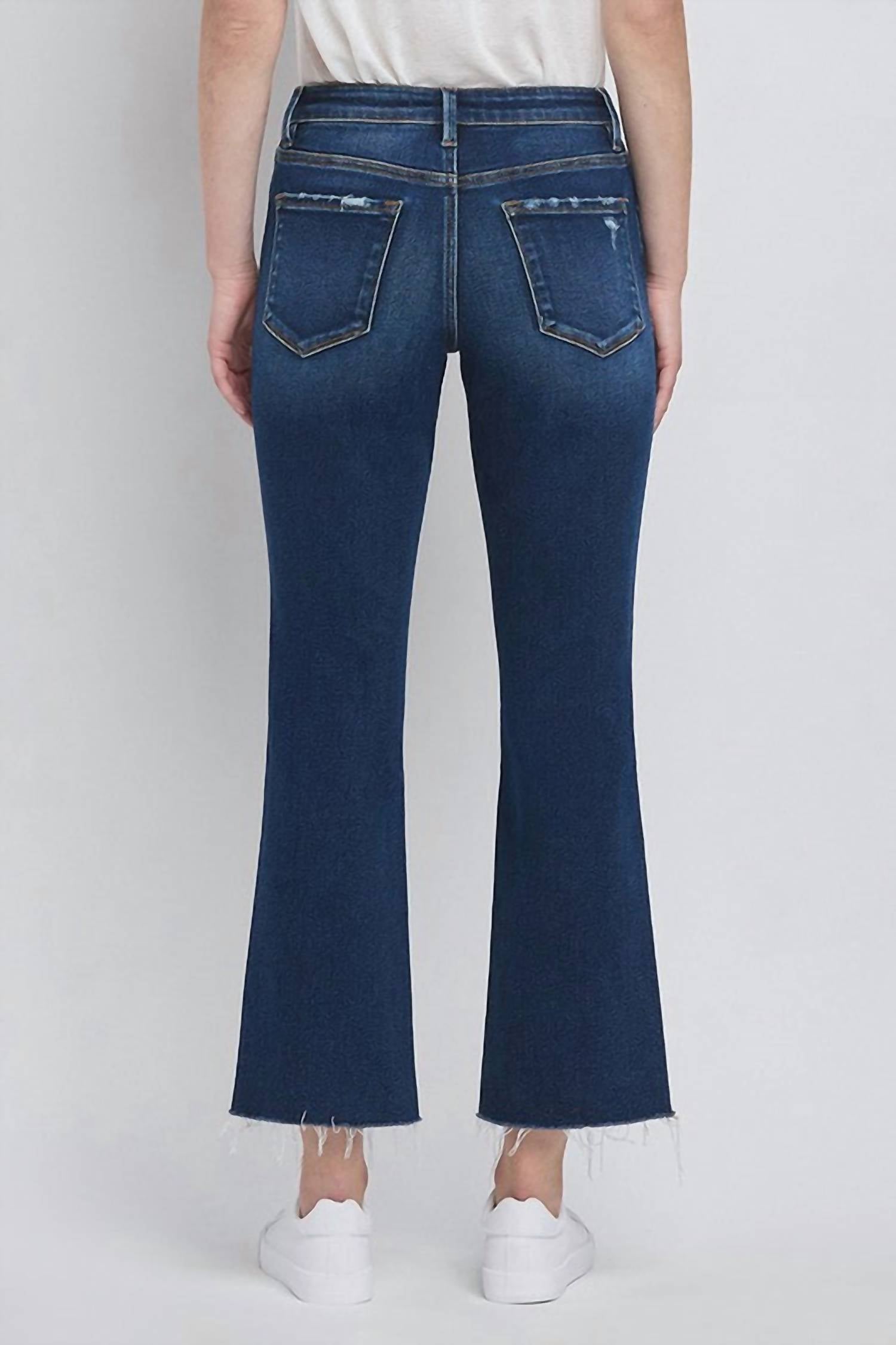 Vervet By Flying Monkey - Quinn High Rise Mini Bootcut Jeans