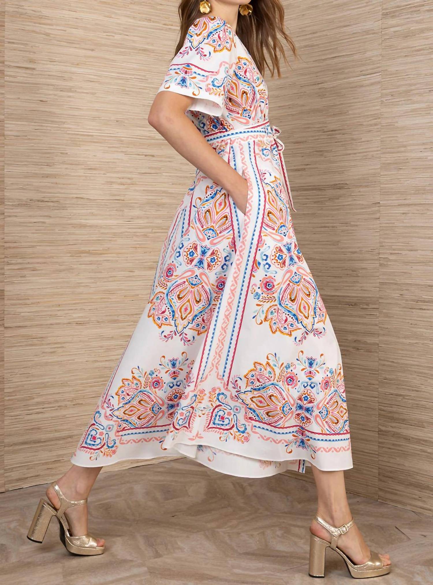 Hale Bob - Mona Poplin Maxi Dress