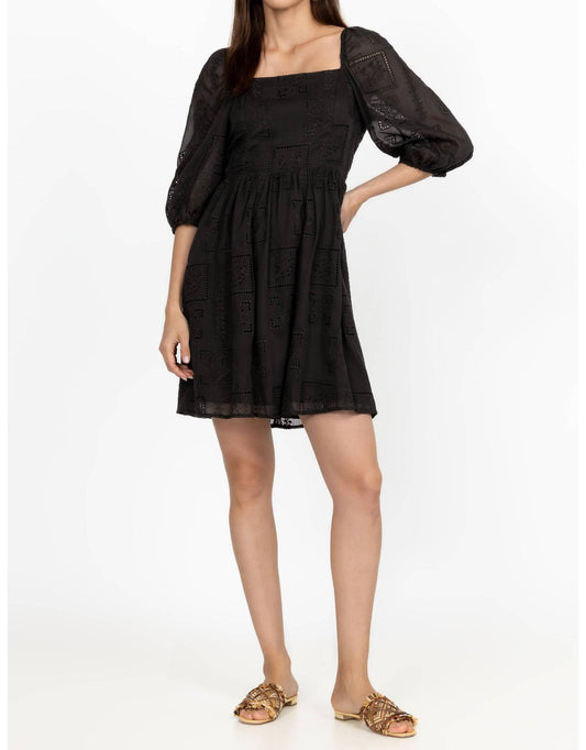Johnny Was - Love Ella Eyelet Embroidered Mini Dress