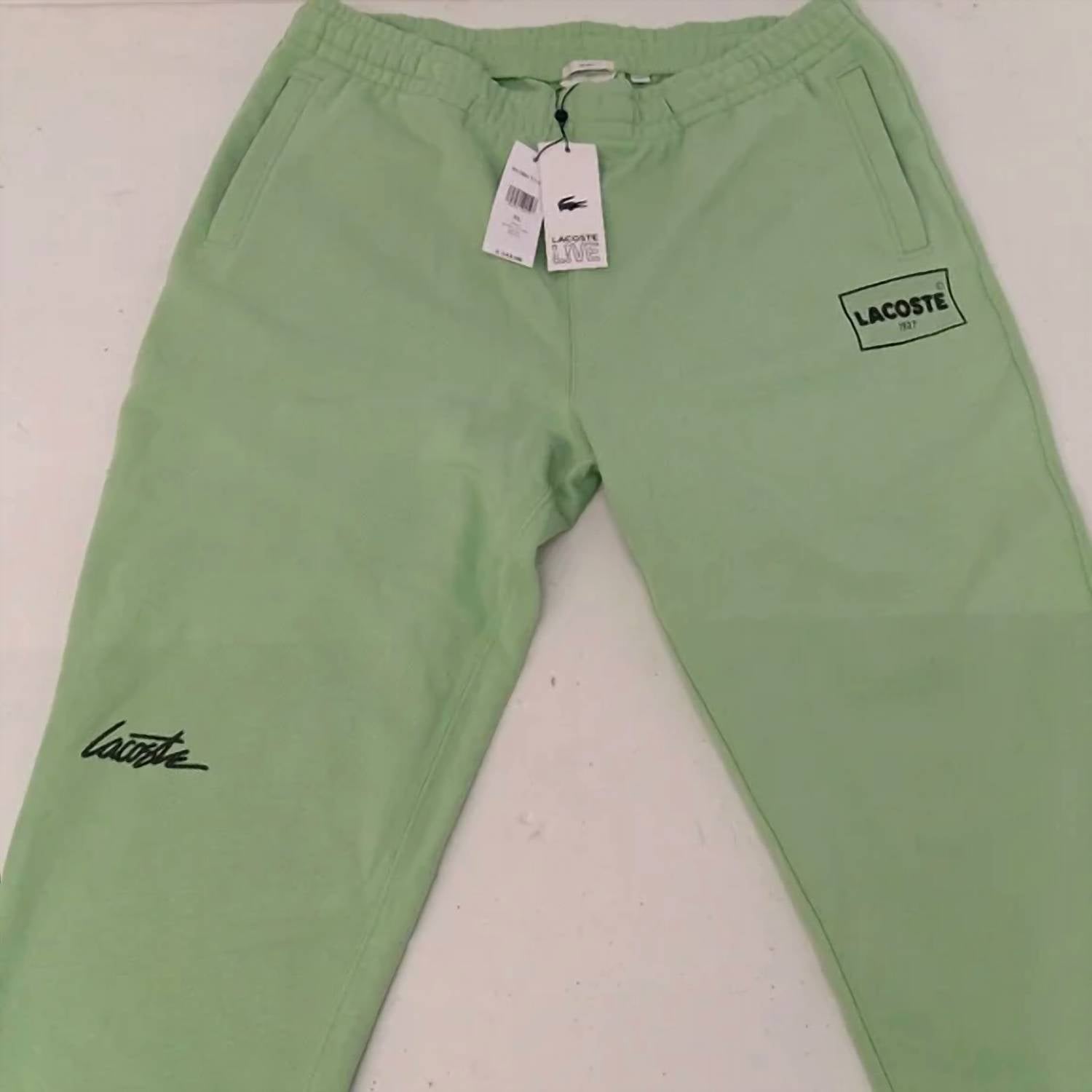 Lacoste - Unisex Live Heritage Print Cotton Fleece Sweatpants
