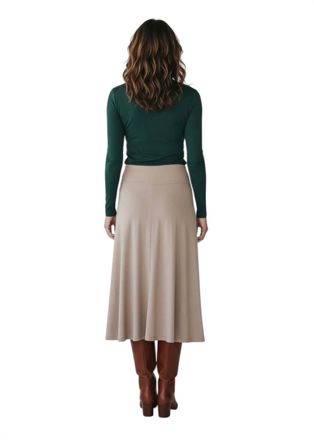 Brochu Walker - Bay Sculpted Knit Midi Skirt