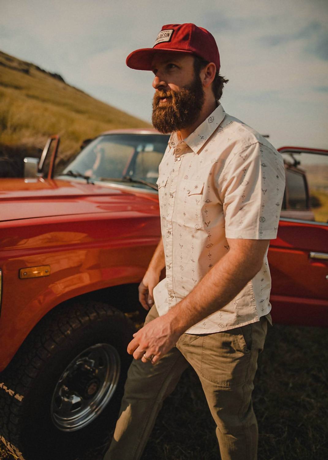 Iron & Resin Men's Bull Shirt in natural - men's t-shirt - alternate view