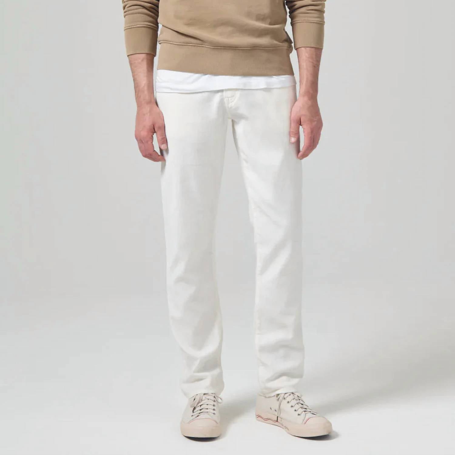 Citizens of Humanity Gage Classic Straight Stretch Linen Pant in sierra - men's jeans